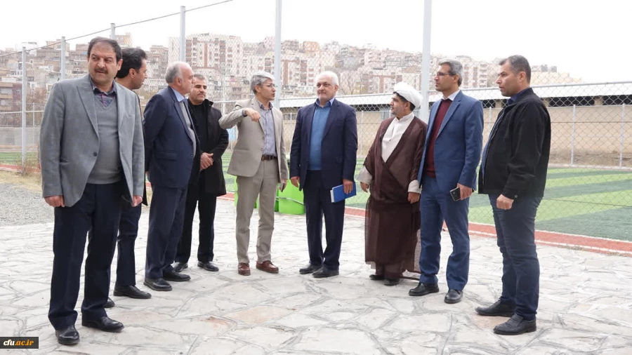 بازدید معاون طرح و برنامه و توسعه منابع از دانشگاه فرهنگیان استان کردستان 6