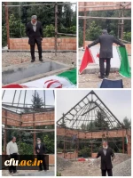 گزارش تصویری بازدید سرزده علیزاده مدیرکل  شاهد و ایثارگران دانشگاه فرهنگیان از روند ساخت المان شهید گمنام مرکز آموزش عالی حضرت فاطمه(س) قائمشهر و گفتگو ی تلفنی با سرهنگ حسین زاده جانشین اداره کل حفظ آثار و ارزش های دفاع مقدس استان مازندران ،در روز پنچ شنب