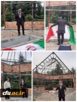 گزارش تصویری بازدید سرزده علیزاده مدیرکل  شاهد و ایثارگران دانشگاه فرهنگیان از روند ساخت المان شهید گمنام مرکز آموزش عالی حضرت فاطمه(س) قائمشهر و گفتگو ی تلفنی با سرهنگ حسین زاده جانشین اداره کل حفظ آثار و ارزش های دفاع مقدس استان مازندران ،در روز پنچ شنب