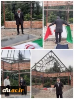 گزارش تصویری بازدید سرزده علیزاده مدیرکل  شاهد و ایثارگران دانشگاه فرهنگیان از روند ساخت المان شهید گمنام مرکز آموزش عالی حضرت فاطمه(س) قائمشهر و گفتگو ی تلفنی با سرهنگ حسین زاده جانشین اداره کل حفظ آثار و ارزش های دفاع مقدس استان مازندران ،در روز پنچ شنب