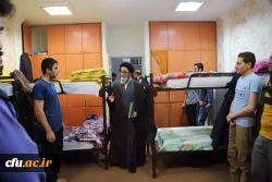 دیدار با تشکل های دانشجویی و بازدید سرزده نماینده ولی فقیه در استان از سرای شهید مدرس پردیس علامه امینی تبریز 11