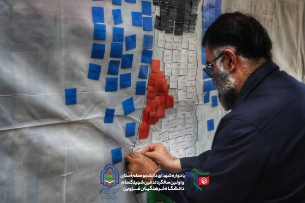 یادواره ی شهدای دانشجومعلم و تشییع شهید گمنام در دانشگاه فرهنگیان قزوین 13