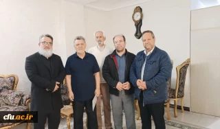 دیدار جمعی از همکاران سازمان مرکزی، با آقای زندی ؛ رزمنده ارزشمند دفاع مقدس