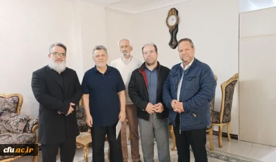 دیدار جمعی از همکاران سازمان مرکزی، با آقای زندی ؛ رزمنده ارزشمند دفاع مقدس