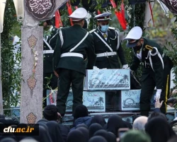 مراسم تشییع و تدفین دو شهید گمنام هشت سال دفاع مقدس  3