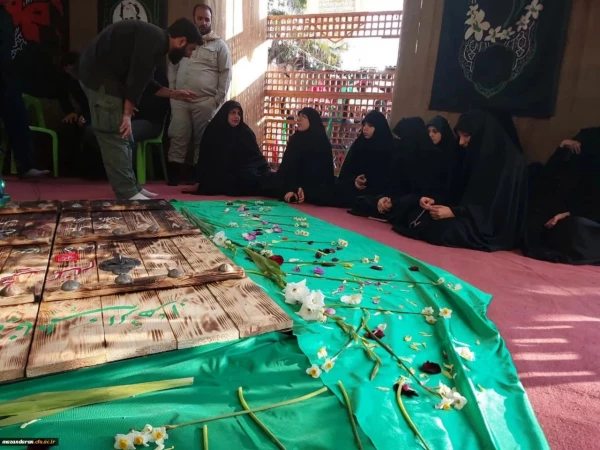 مراسم تشییع و تدفین دو شهید گمنام هشت سال دفاع مقدس  7