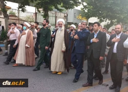 مراسم تشییع و تدفین دو شهید گمنام هشت سال دفاع مقدس  11