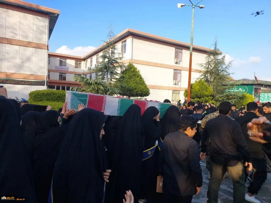 مراسم تشییع و تدفین دو شهید گمنام هشت سال دفاع مقدس  15