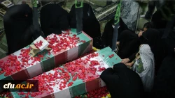 مراسم تشییع و تدفین دو شهید گمنام هشت سال دفاع مقدس  18