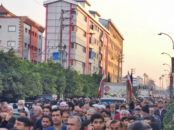 مراسم تشییع و تدفین دو شهید گمنام هشت سال دفاع مقدس  20