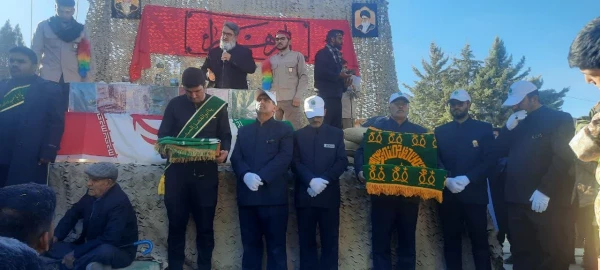 مراسم وداع با پیکر مطهر شهید گمنام در دانشگاه فرهنگیان واحد شهید بهشتی اقلید 8