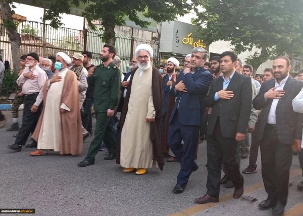 مراسم تشییع و تدفیندو شهید گمنام هشت سال دفاع مقدس در دانشگاه فرهنگیان استان مازندران 4