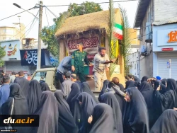 مراسم تشییع و تدفیندو شهید گمنام هشت سال دفاع مقدس در دانشگاه فرهنگیان استان مازندران 10