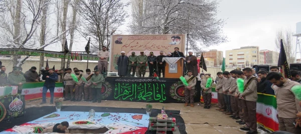 مراسم وداع و تدفین پیکر مطهر شهید گمنام در دانشگاه فرهنگیان اردبیل