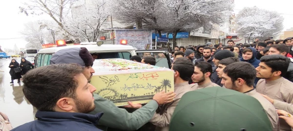 مراسم وداع و تدفین پیکر مطهر شهید گمنام در دانشگاه فرهنگیان اردبیل