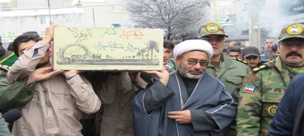 مراسم وداع و تدفین پیکر مطهر شهید گمنام در دانشگاه فرهنگیان اردبیل