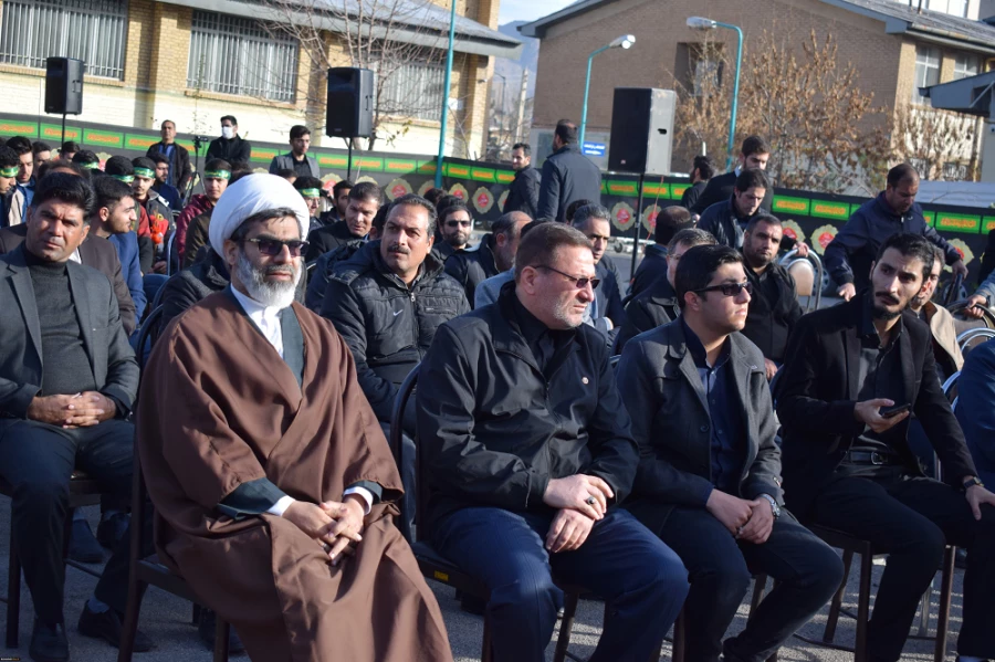 تشییع و تدفین پیکر یک شهید گمنام در دانشگاه فرهنگیان کرمانشاه 8