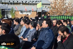 تشییع و تدفین پیکر یک شهید گمنام در دانشگاه فرهنگیان کرمانشاه 10