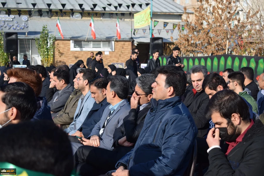 تشییع و تدفین پیکر یک شهید گمنام در دانشگاه فرهنگیان کرمانشاه 10