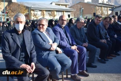 تشییع و تدفین پیکر یک شهید گمنام در دانشگاه فرهنگیان کرمانشاه 11