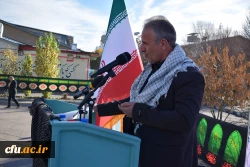 تشییع و تدفین پیکر یک شهید گمنام در دانشگاه فرهنگیان کرمانشاه 12