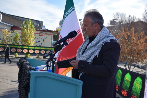 تشییع و تدفین پیکر یک شهید گمنام در دانشگاه فرهنگیان کرمانشاه 12