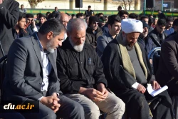 تشییع و تدفین پیکر یک شهید گمنام در دانشگاه فرهنگیان کرمانشاه 15