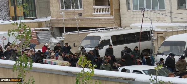 مراسم وداع و تدفین پیکر مطهر شهید گمنام در دانشگاه فرهنگیان اردبیل 7