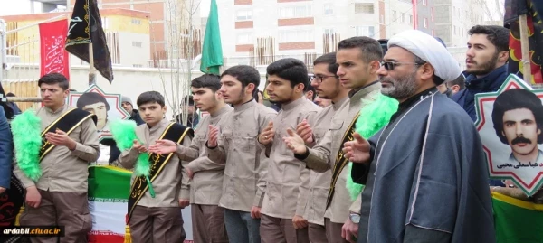 مراسم وداع و تدفین پیکر مطهر شهید گمنام در دانشگاه فرهنگیان اردبیل 17