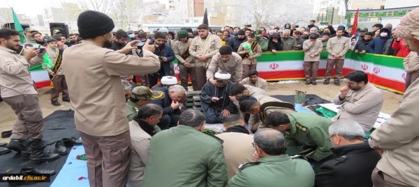 مراسم وداع و تدفین پیکر مطهر شهید گمنام در دانشگاه فرهنگیان اردبیل 19