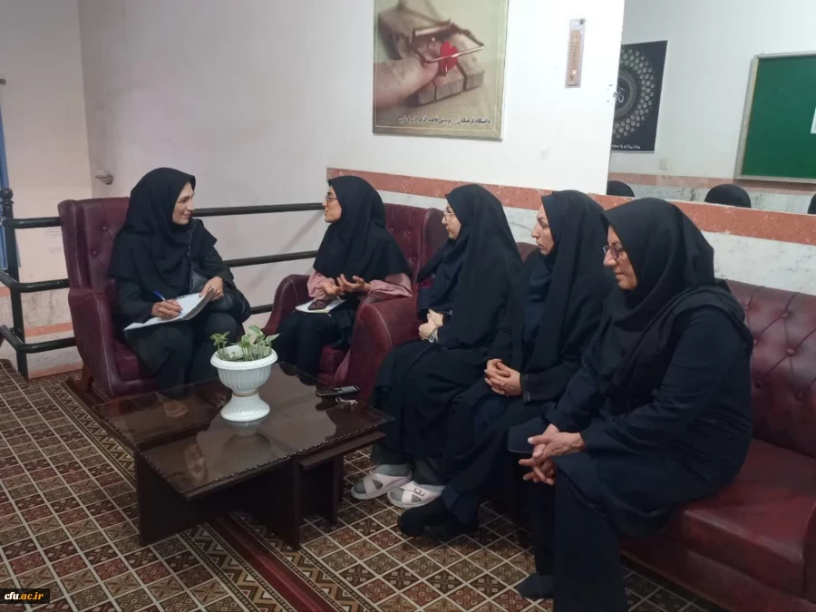بازدید گروه نظارت و ارزیابی دانشگاه فرهنگیان از مدیریت امور پردیس های استان مازندران 12
