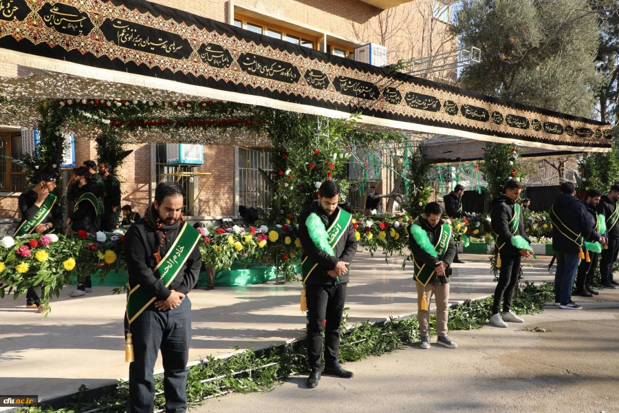 آیین تشییع و تدفین پیکر مطهر شهید گمنام در مرکز آموزش عالی شهید باهنر تهران 22