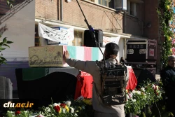 آیین تشییع و تدفین پیکر مطهر شهید گمنام در مرکز آموزش عالی شهید باهنر تهران 23