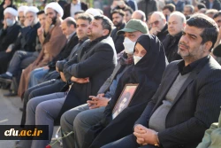 آیین تشییع و تدفین پیکر مطهر شهید گمنام در مرکز آموزش عالی شهید باهنر تهران 24