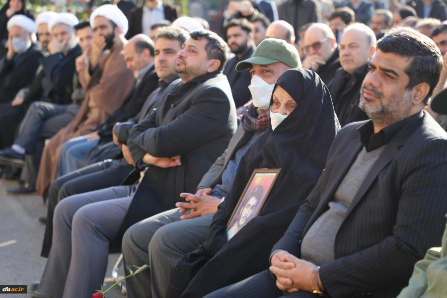 آیین تشییع و تدفین پیکر مطهر شهید گمنام در مرکز آموزش عالی شهید باهنر تهران 24