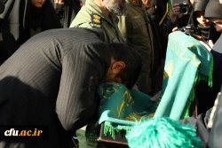 آیین تشییع و تدفین پیکر مطهر شهید گمنام در مرکز آموزش عالی شهید باهنر تهران 34