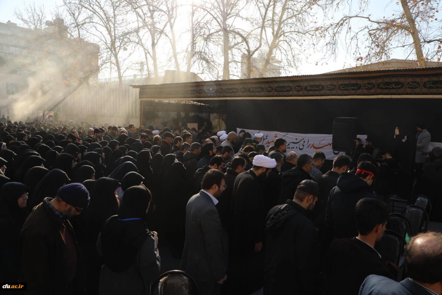 آیین تشییع و تدفین پیکر مطهر شهید گمنام در مرکز آموزش عالی شهید باهنر تهران 15