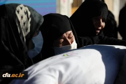 آیین تشییع و تدفین پیکر مطهر شهید گمنام در مرکز آموزش عالی شهید باهنر تهران 28