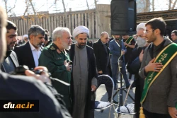 آیین تشییع و تدفین پیکر مطهر شهید گمنام در مرکز آموزش عالی شهید باهنر تهران 38