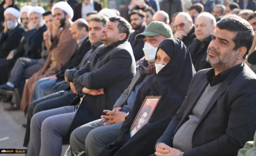 مراسم تشییع و تدفین شهید گمنام در مرکز آموزش عالی شهید باهنر تهران 11