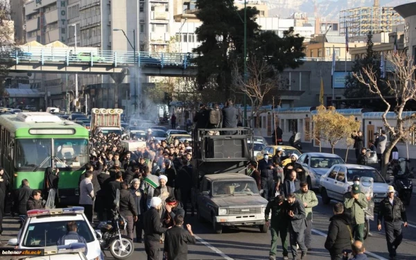 مراسم تشییع و تدفین شهید گمنام در مرکز آموزش عالی شهید باهنر تهران 4