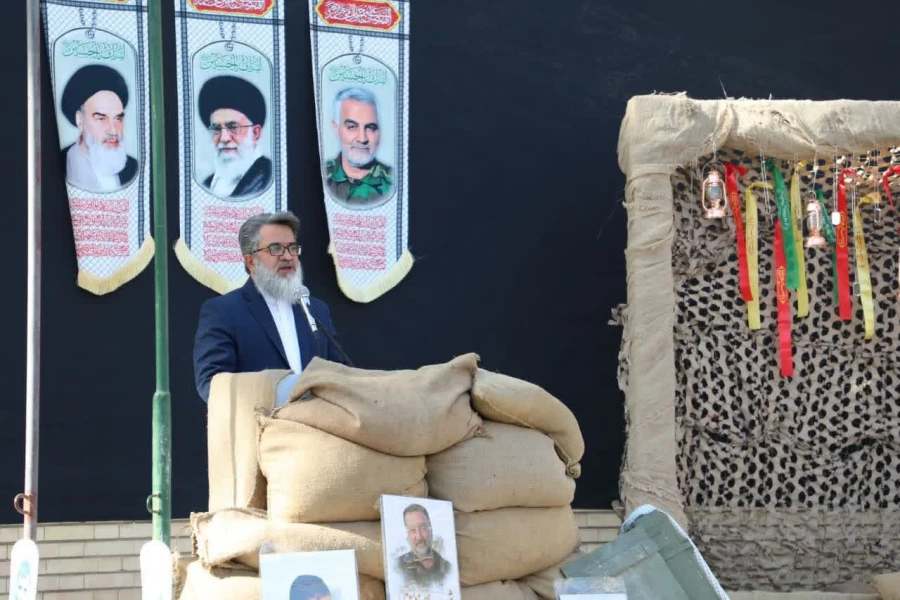 سالگرد تدفین شهید گمنام در پردیس رسالت استان سیستان و بلوچستان با حضور مدیر کل امور شاهد و ایثارگران 10