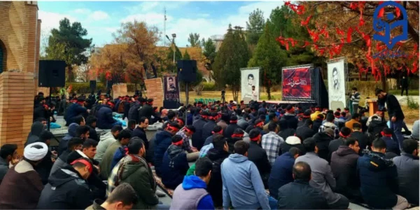  مراسم گرامیداشت شهدای حادثه تروریستی گلزار شهدای بین المللی کرمان ودانشجومعلم "شهیده فائزه رحیمی"  2