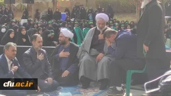  مراسم گرامیداشت شهدای حادثه تروریستی گلزار شهدای بین المللی کرمان ودانشجومعلم 