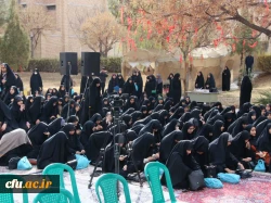  مراسم گرامیداشت شهدای حادثه تروریستی گلزار شهدای بین المللی کرمان ودانشجومعلم 