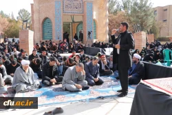  مراسم گرامیداشت شهدای حادثه تروریستی گلزار شهدای بین المللی کرمان ودانشجومعلم 