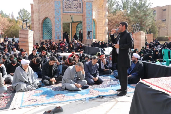  مراسم گرامیداشت شهدای حادثه تروریستی گلزار شهدای بین المللی کرمان ودانشجومعلم "شهیده فائزه رحیمی"  2