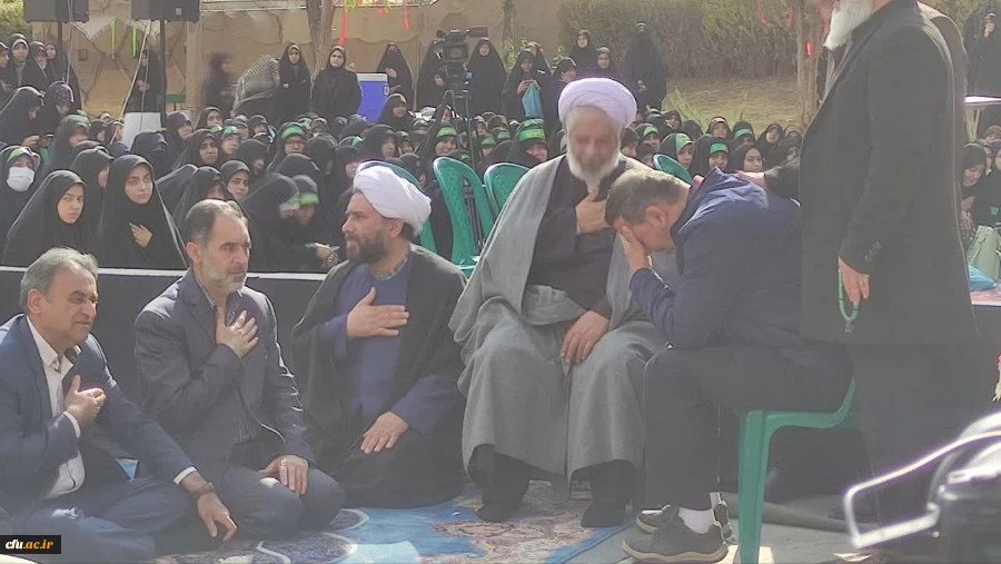  مراسم گرامیداشت شهدای حادثه تروریستی گلزار شهدای بین المللی کرمان ودانشجومعلم "شهیده فائزه رحیمی"  2