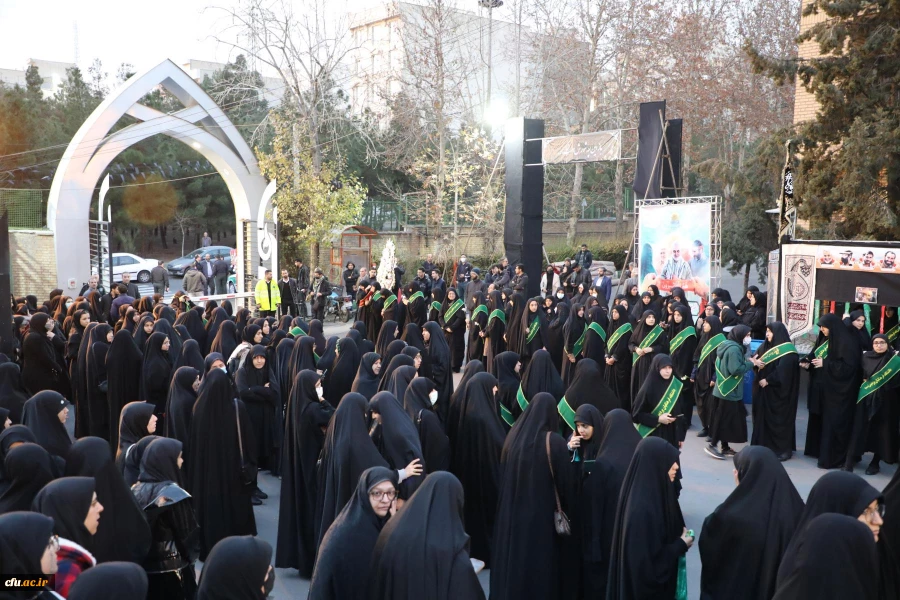 مراسم وداع با پیکر مطهر دانشجومعلم شهیده فائزه رحیمی- پردیس نسیبه  3