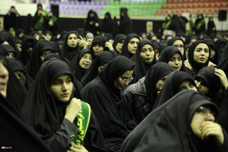 مراسم وداع با پیکر مطهر دانشجومعلم شهیده فائزه رحیمی- پردیس نسیبه  8